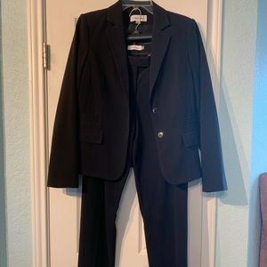 Calvin Klein black trouser suit